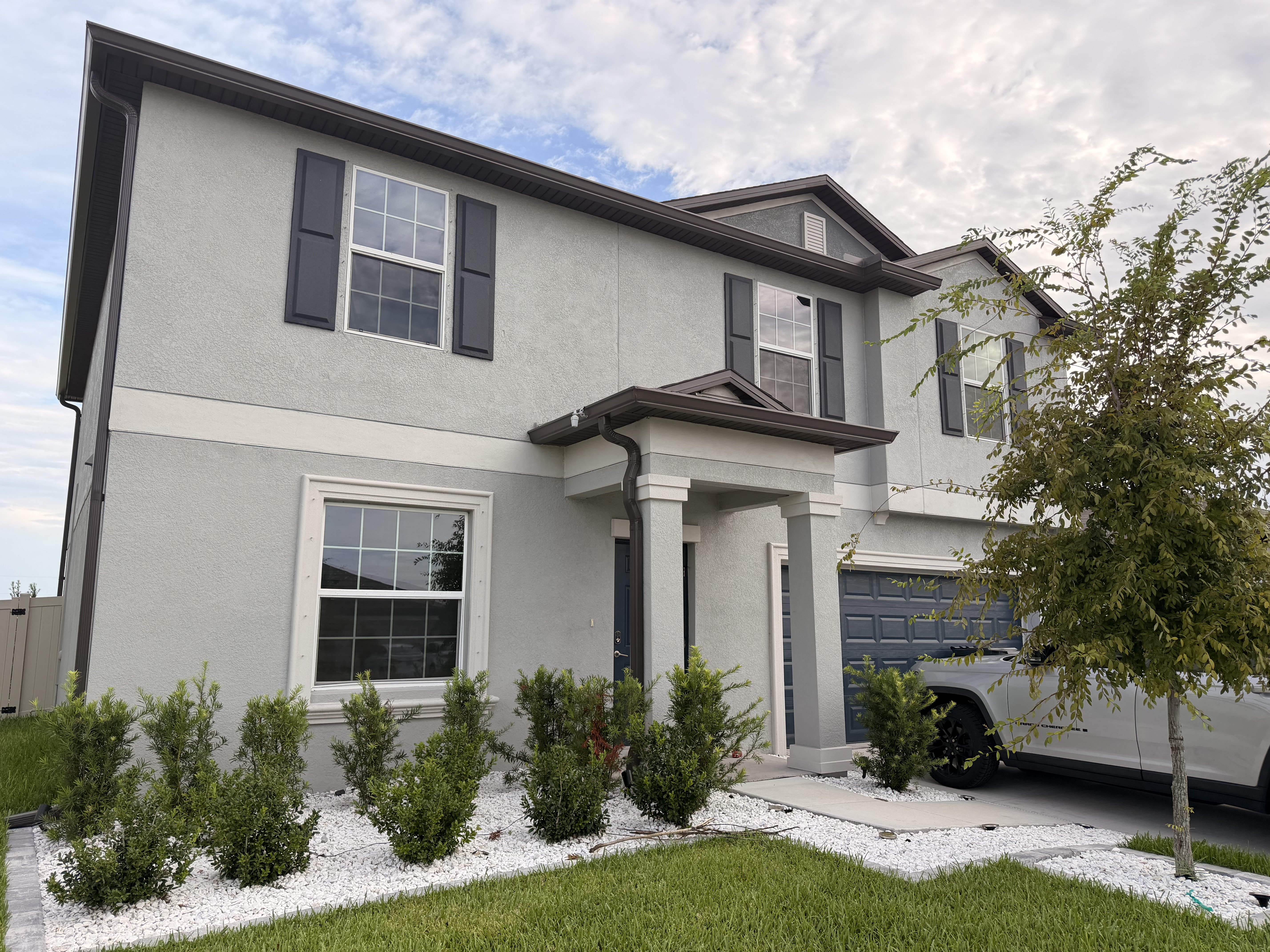 Residential home window tint installation in Tampa, FL by AMP'D Auto Detailing