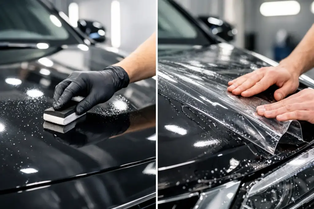 What Is Better: Ceramic Coating or Paint Protection Film?